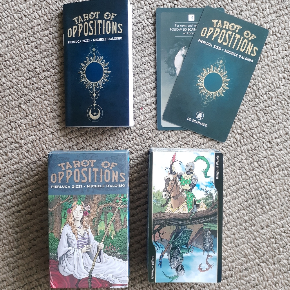 Sold out!!!   Tarot of Oppositions A 78-Card Deck.
